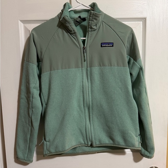 Patagonia Jackets & Blazers - Patagonia Mint Green Fleece Full Zip Jacket